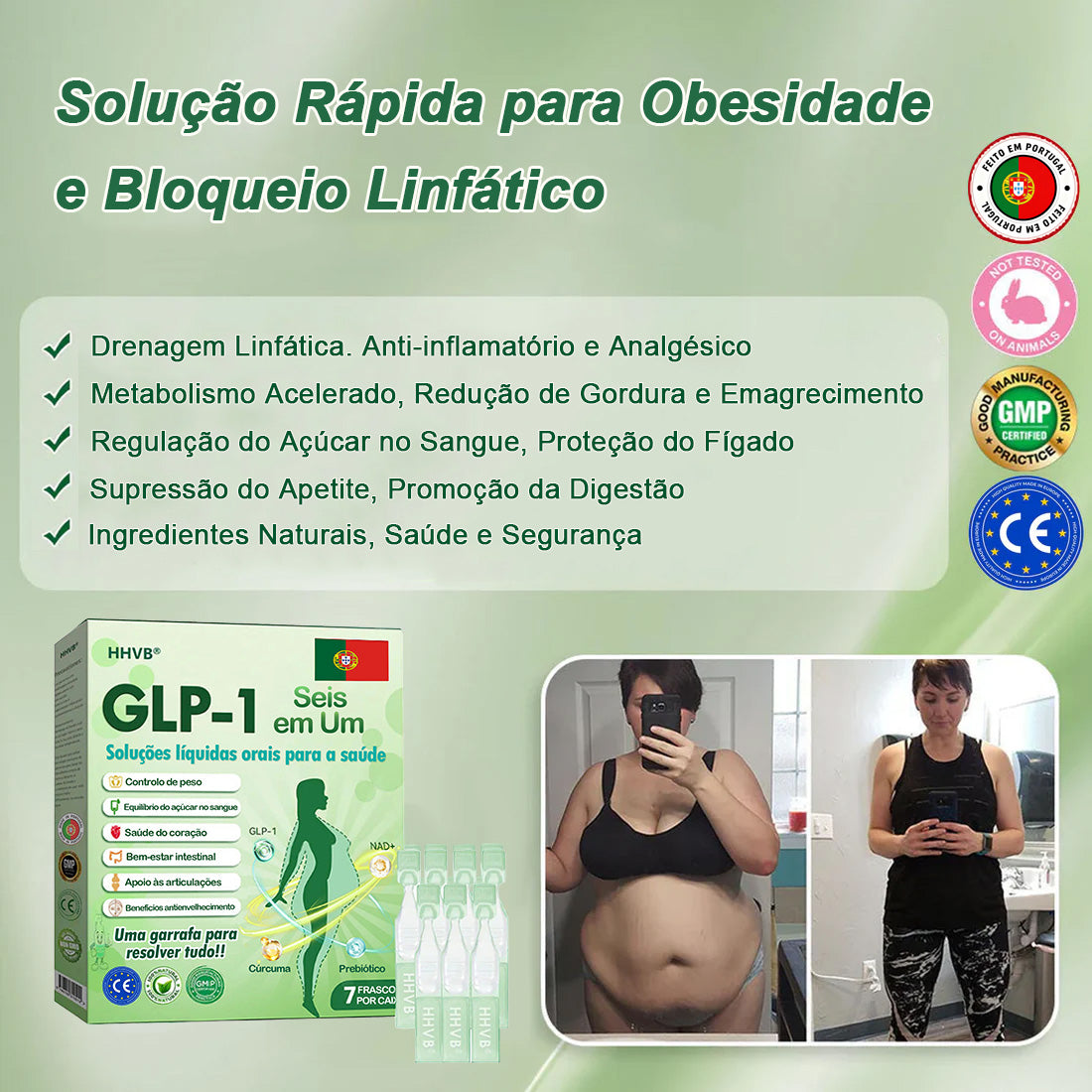 Loja Oficial |𝑯𝑯𝑽𝑩®✨𝑺𝒐𝒍𝒖çã𝒐 𝒐𝒓𝒂𝒍 𝒍í𝒒𝒖𝒊𝒅𝒂 𝑮𝑳𝑷-1 𝒔𝒆𝒊𝒔 𝒆𝒎 𝒖𝒎 (Somente uma dose por dia, mudanças visíveis em 7 dias) 🌿 Para obesidade, saúde cardiovascular, diabetes, apneia do sono, problemas articulares e muito mais problemas articulares y más.